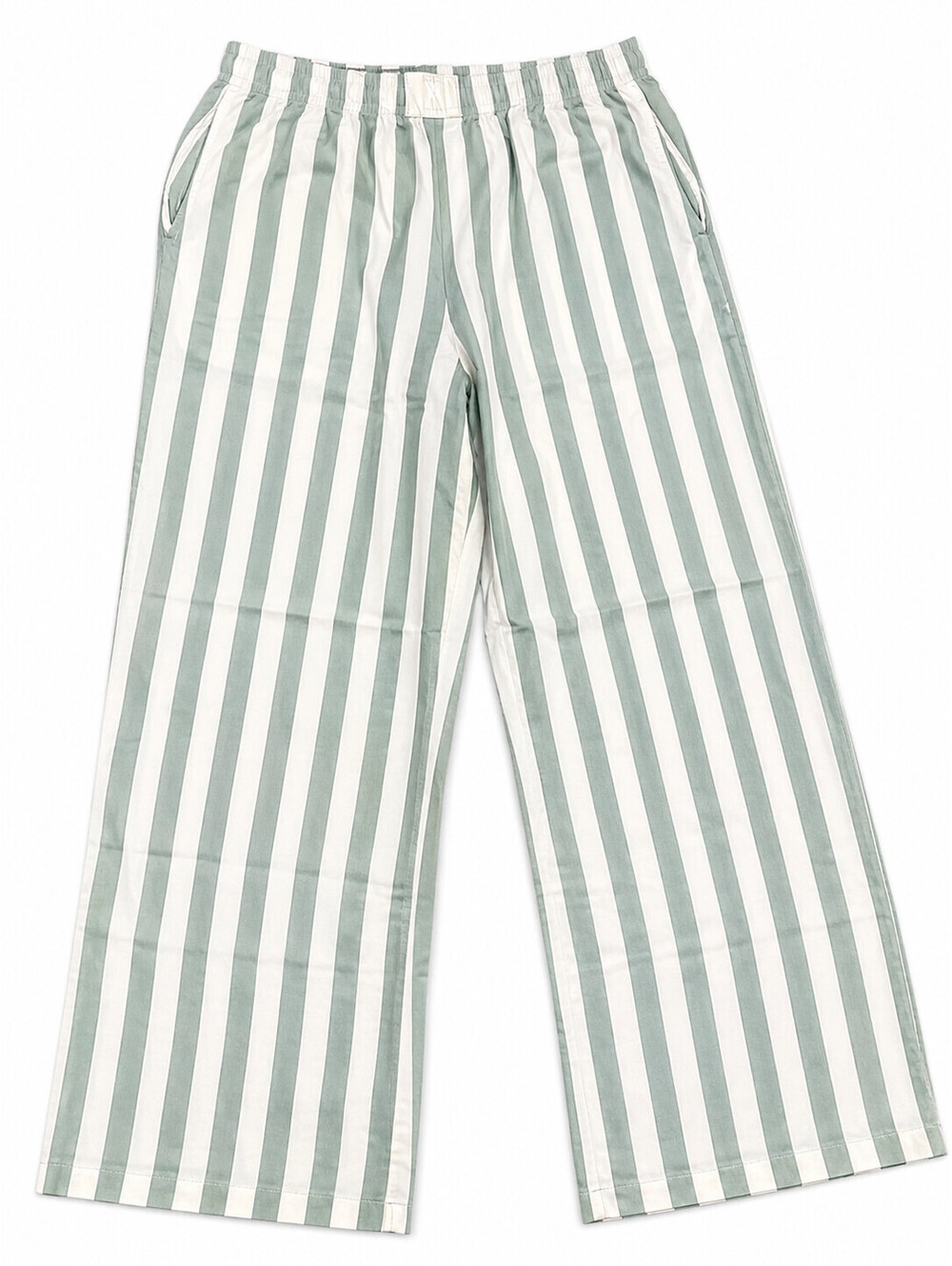 Victoria's Secret Green White Striped Lounge Pants Women's Small VS Sleepwear